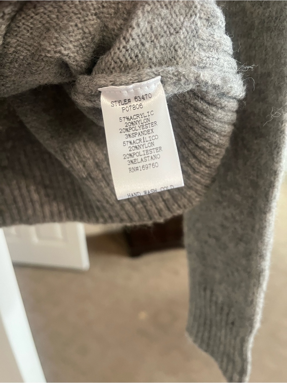 BeCool Gray Button-Pullover Sweater - Picture 3 of 3